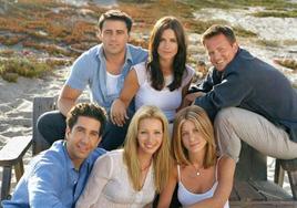 Los actores de 'Friends': Rachel, Monica, Phoebe, Joey, Chandler y Ross.