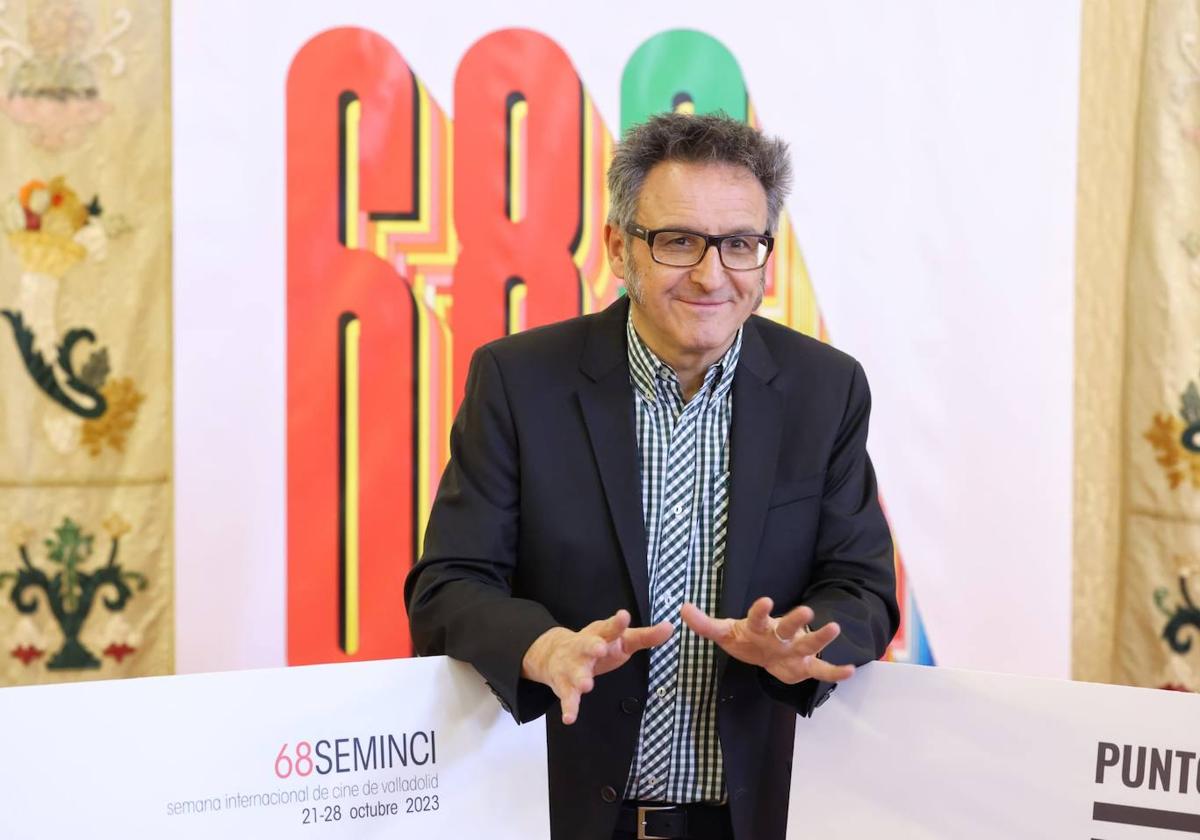 José Luis Cienfuegos, durante su presentación como director de la Seminci en el Ayuntamiento.