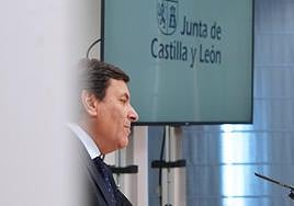 Carlos Fernández Carriedo, portavoz de la Junta y consejero de Economía y Hacienda.