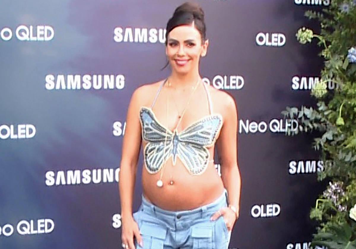 Cristina Pedroche luciendo barriguita.