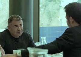 Jorge Javier Vázquez durante su entrevista con Carlos del Amor.