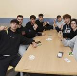 Grupo de estudiantes de Magisterio.