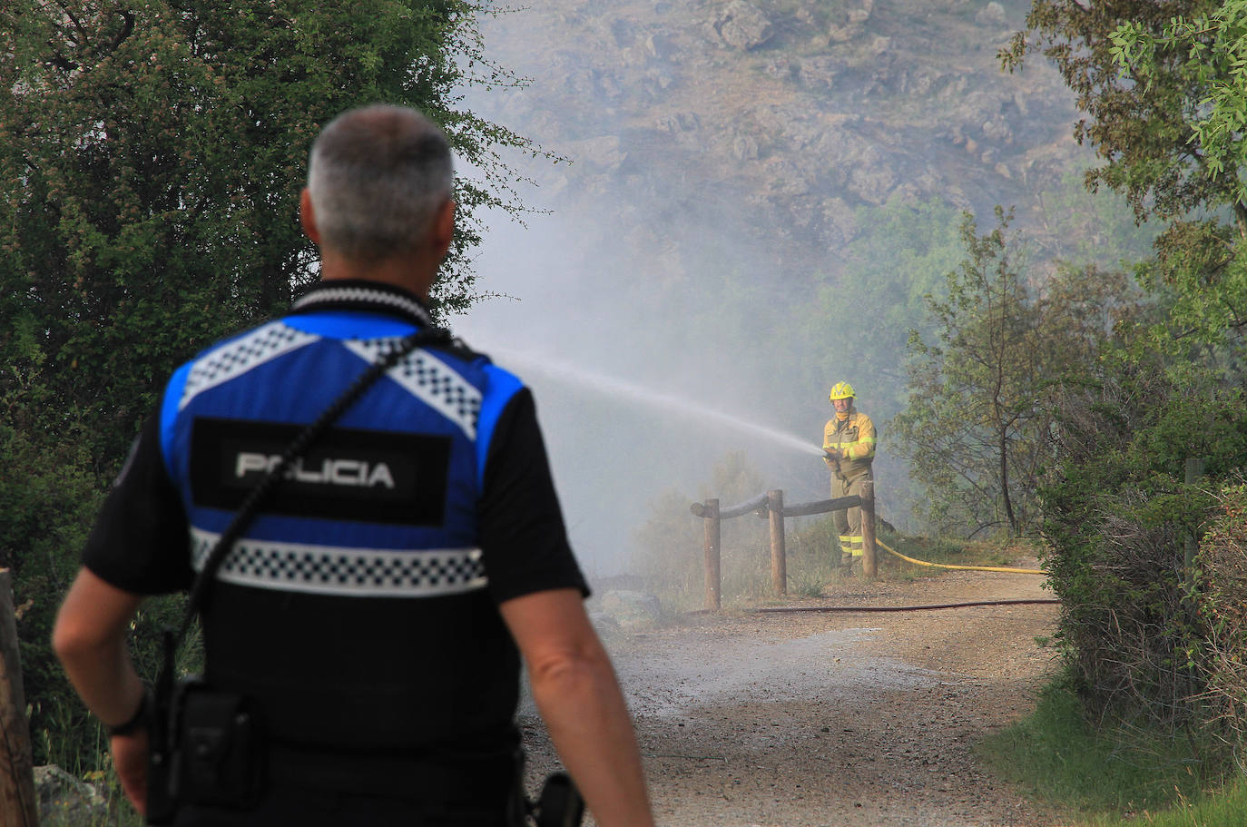 Incendio en La Hontanilla y Las Arenas