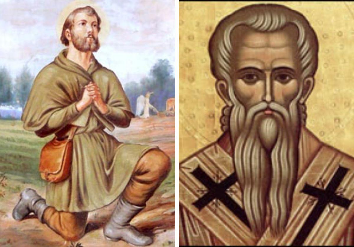 San Isidro labrador y San Aquileo Taumaturgo.