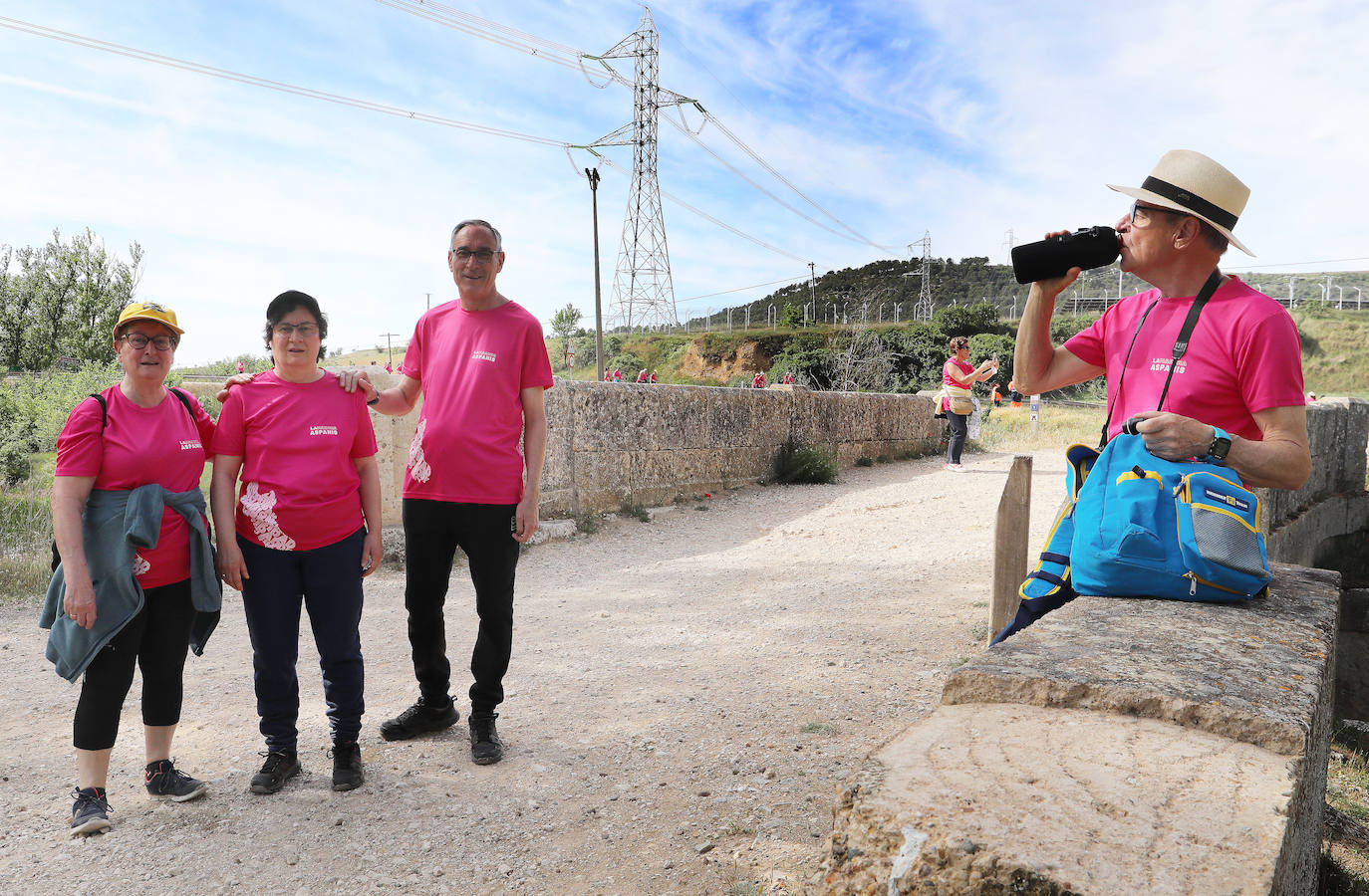 Más de mil palentinos se unen a la marcha de Aspanis