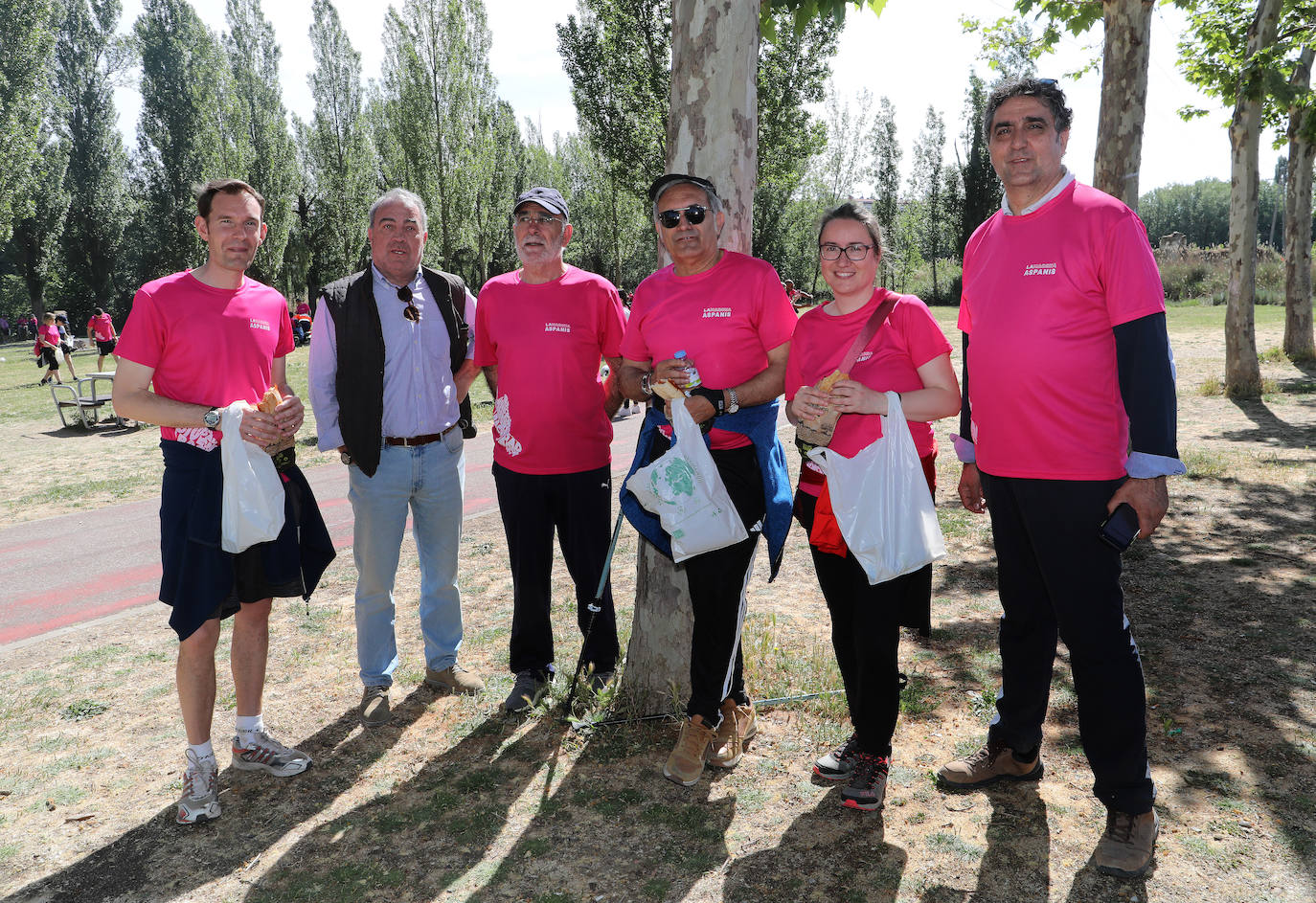 Más de mil palentinos se unen a la marcha de Aspanis