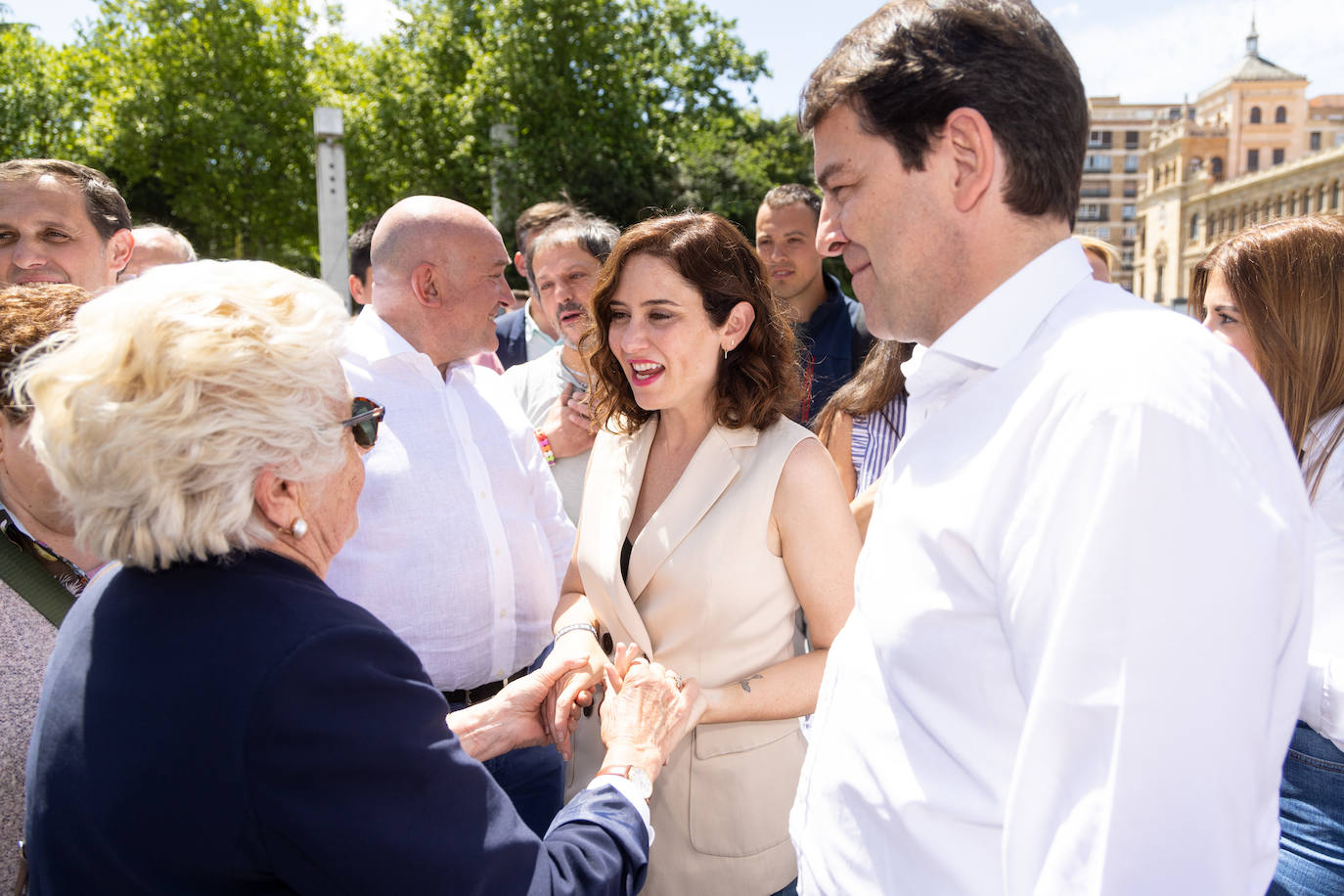 Ayuso visita Valladolid en la presentación de la candidatura del Partido Popular