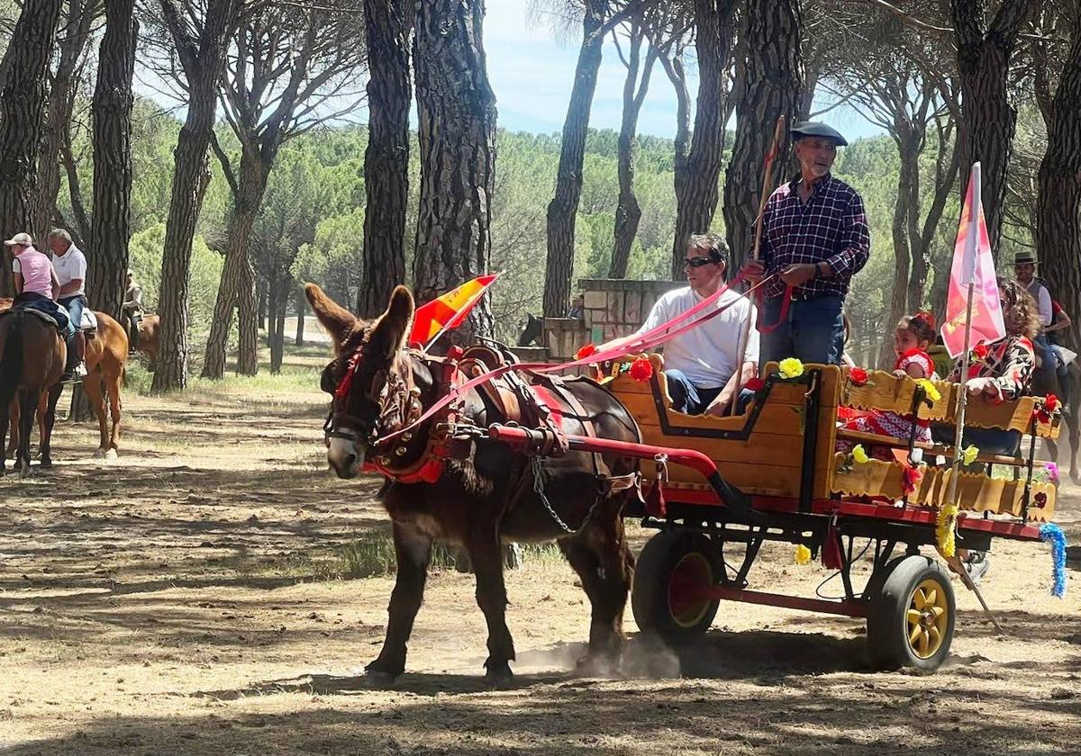 Asistentes a la feria flamenca de Íscar.