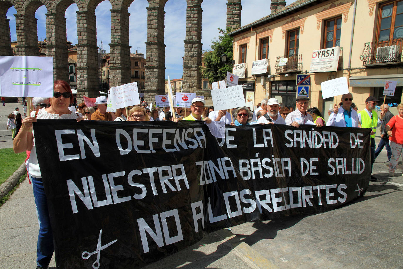 Clamor en Segovia por la sanidad pública