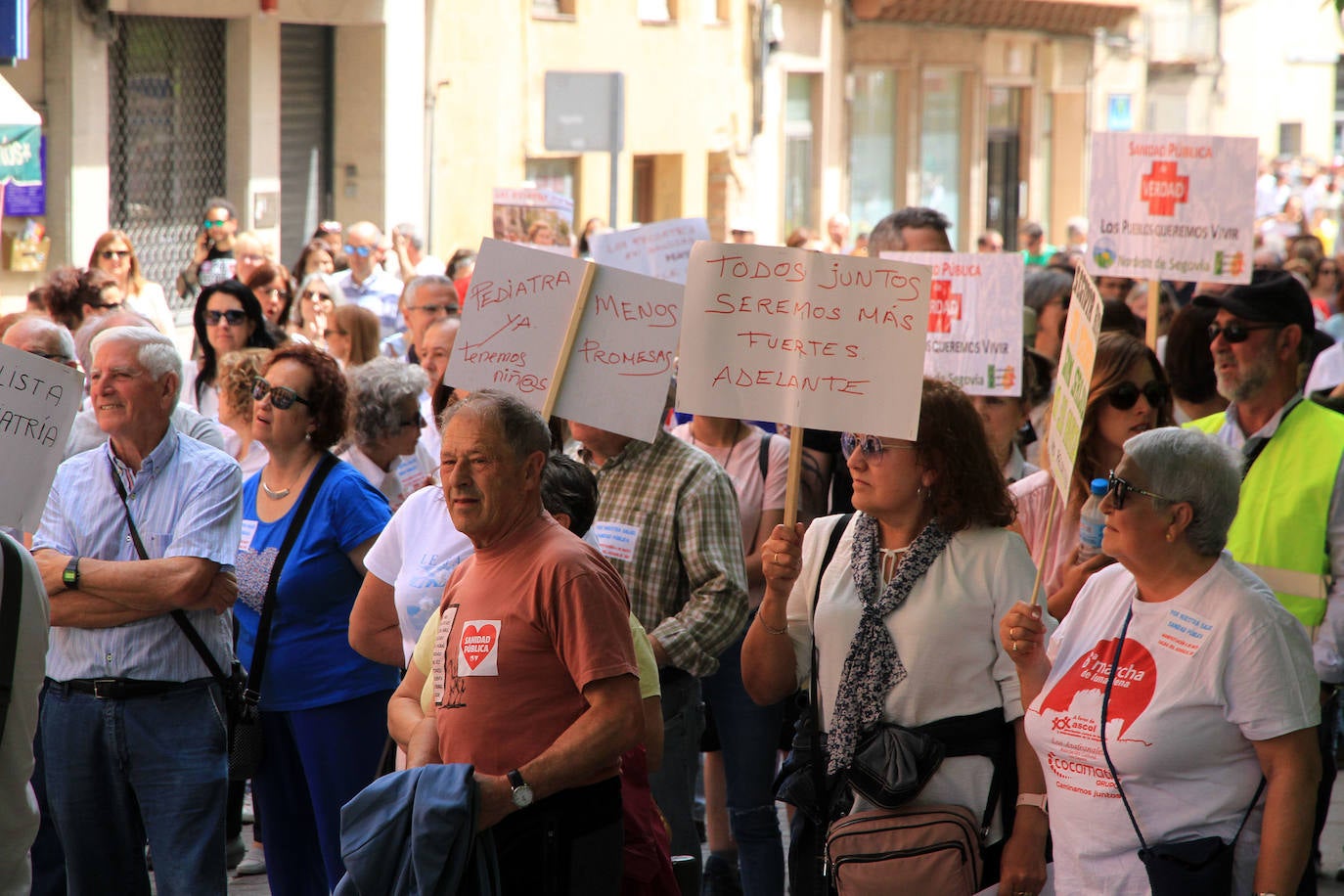 Clamor en Segovia por la sanidad pública