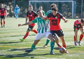 Momento de un anterior partido de La Cistérniga.