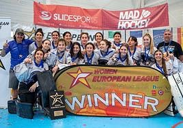 Plantilla del Munia Panteras que se ha proclamado campeón de Europa.