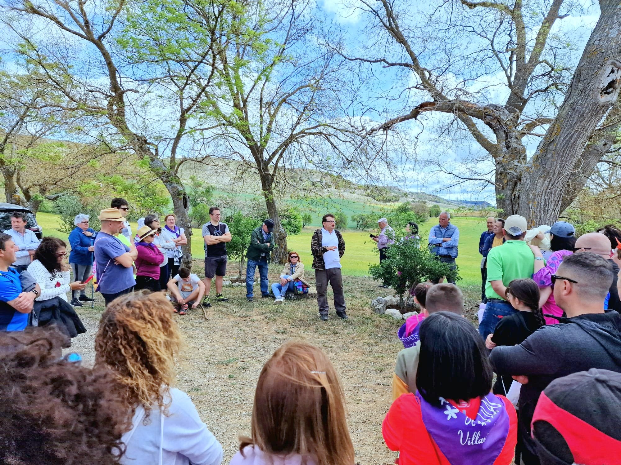 Pasear entre lilas en Villaviudas