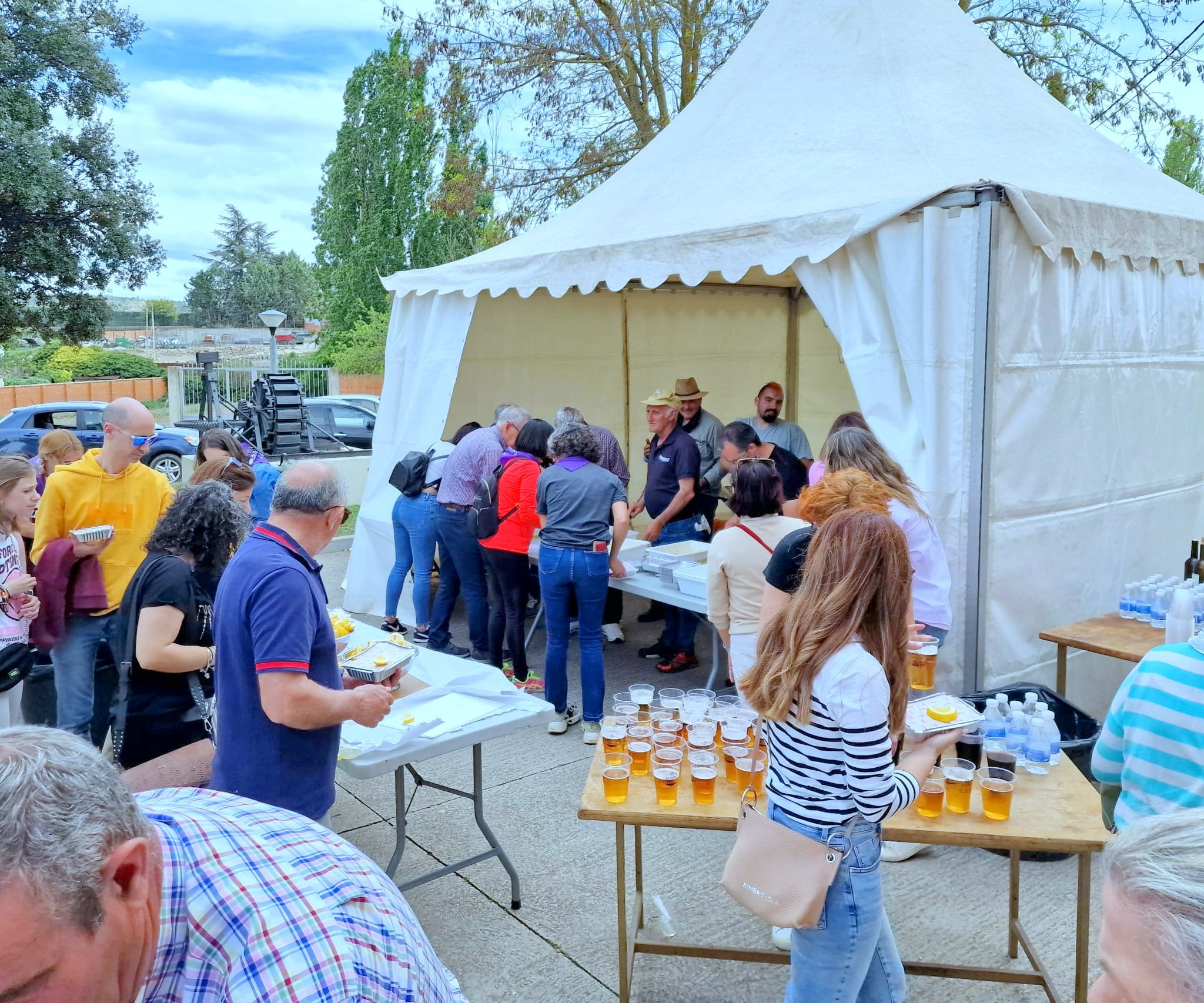 Pasear entre lilas en Villaviudas