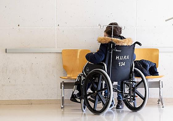 Paciente de Traumatología del Hospital Río Hortega.