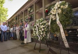 Homenaje a Tomás Caballero en el 25 aniversario de su asesinato por ETA.