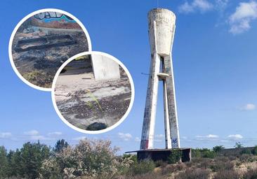 En busca de cobre en la antigua fábrica de uralita de Valladolid