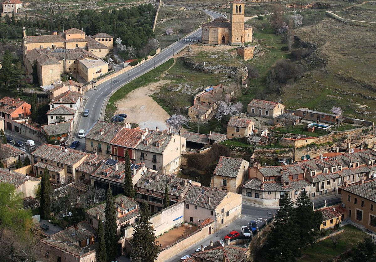 Vista panorámica del barrio de San Marcos, en Segovia.