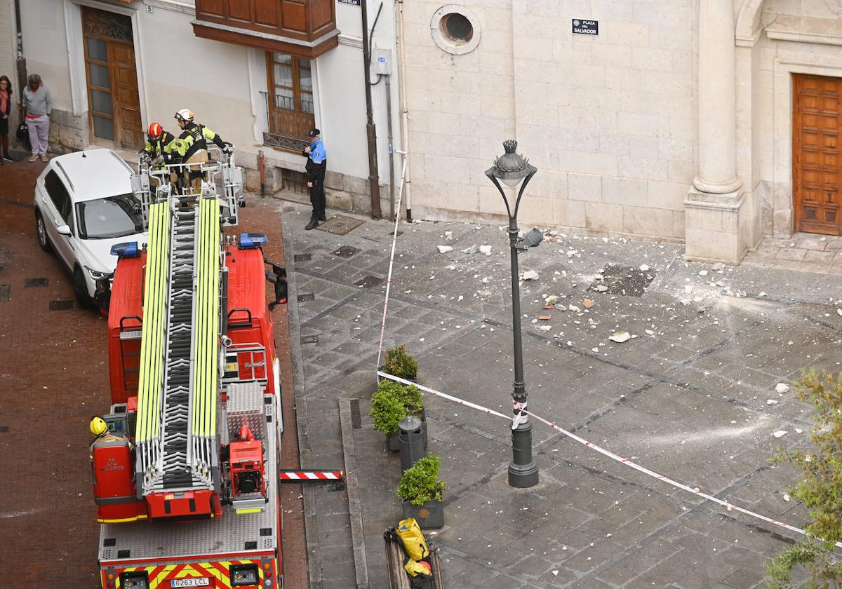 «Ha sido milagroso porque suele haber niños jugando en la plaza»