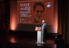 Gala de entrega del premio Cirilo Rodríguez en 2022.