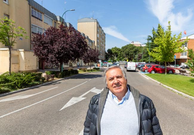 Juan José Puente, de la asociación de vecinos Pisuerga.