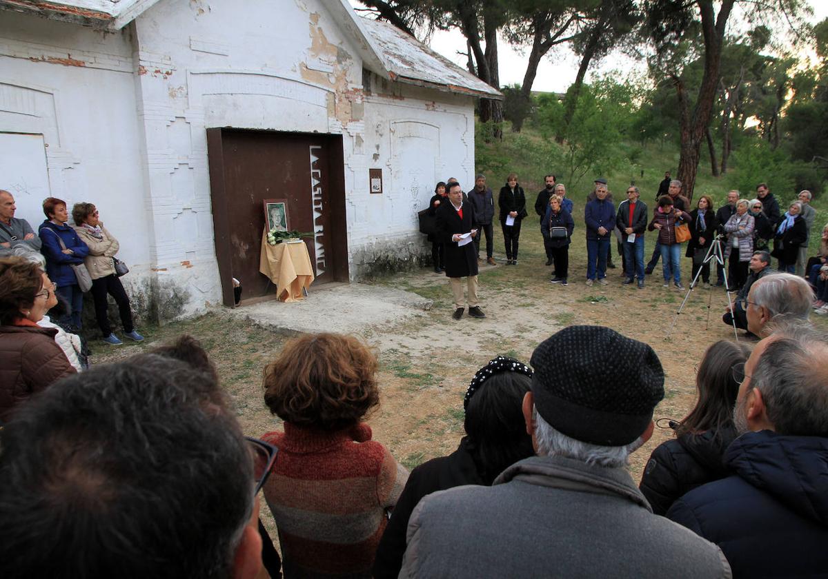 Homenaje a Antonio Machado en la Casita Blanca del Pinarillo.