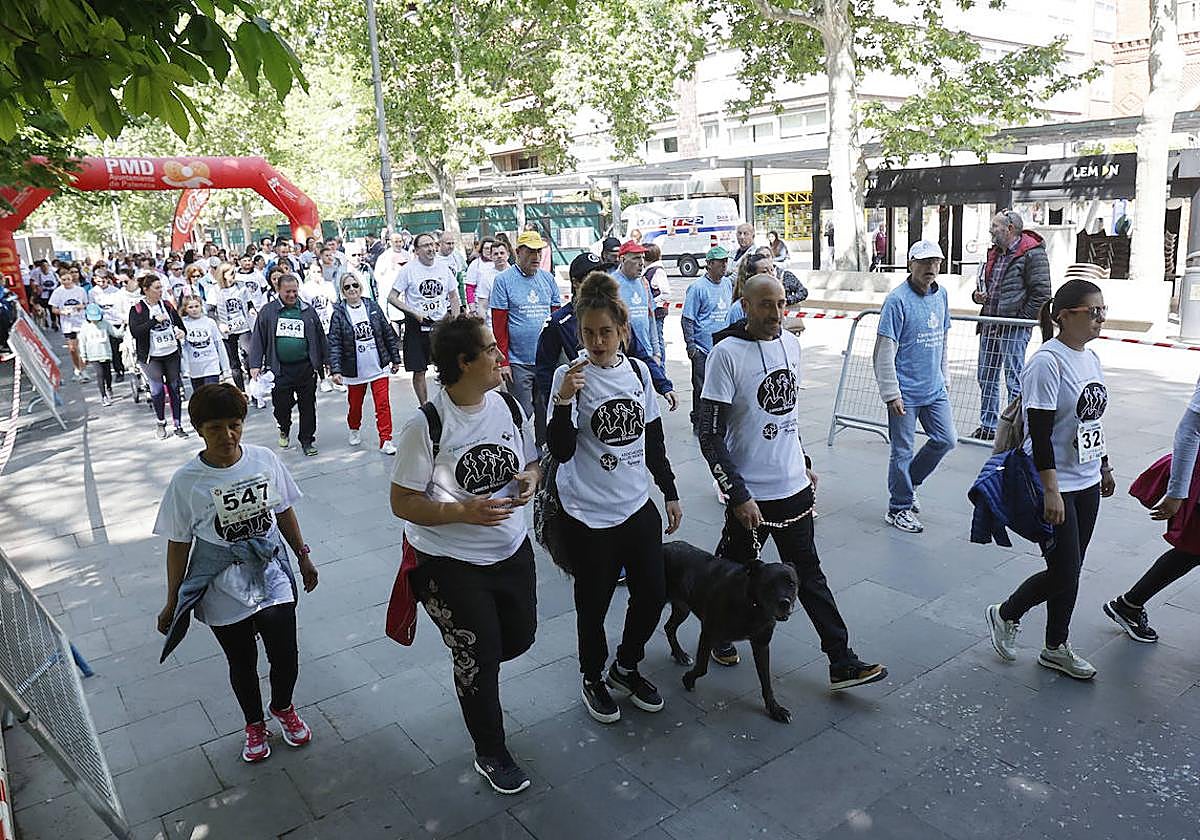 Participantes en la iniciativa solidaria de la asociación Salud Mental.