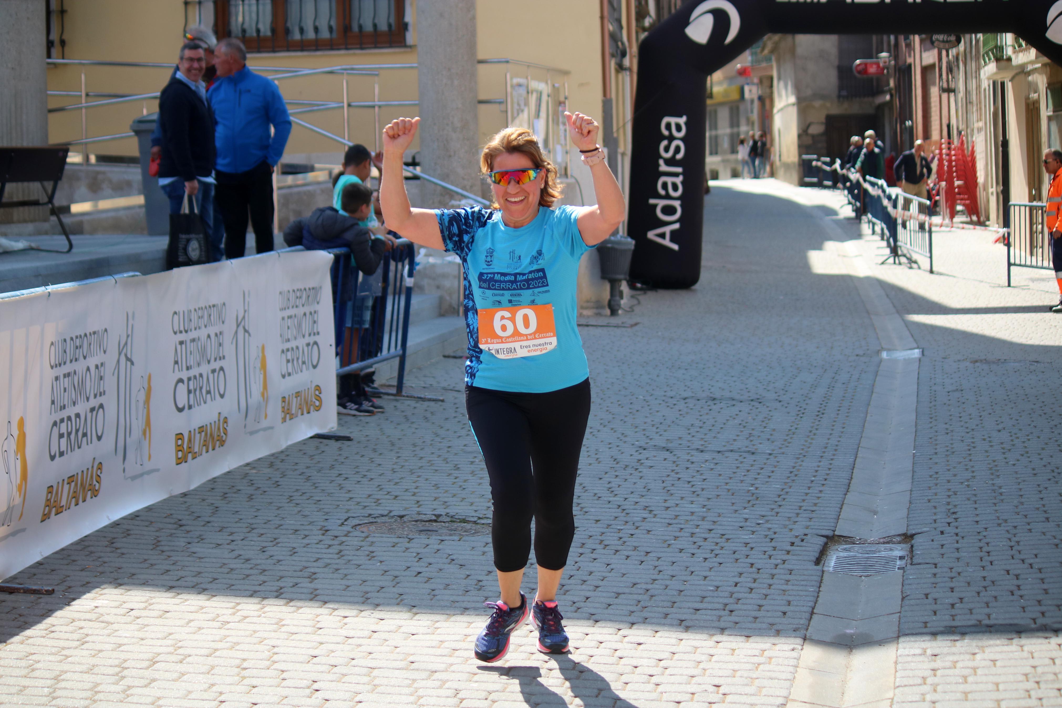 Pablo Marcos y Alicia Diago, vencedores de la IV Legua Castellana del Cerrato