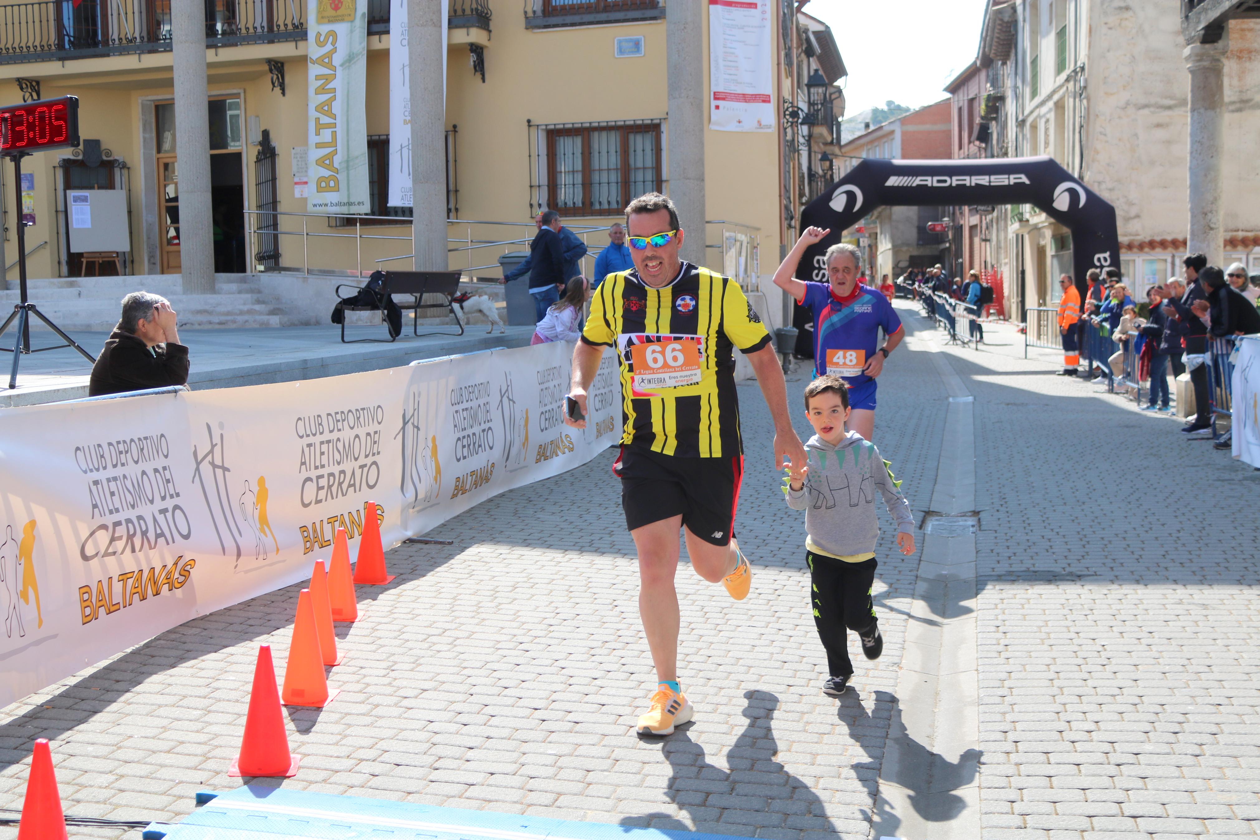 Pablo Marcos y Alicia Diago, vencedores de la IV Legua Castellana del Cerrato