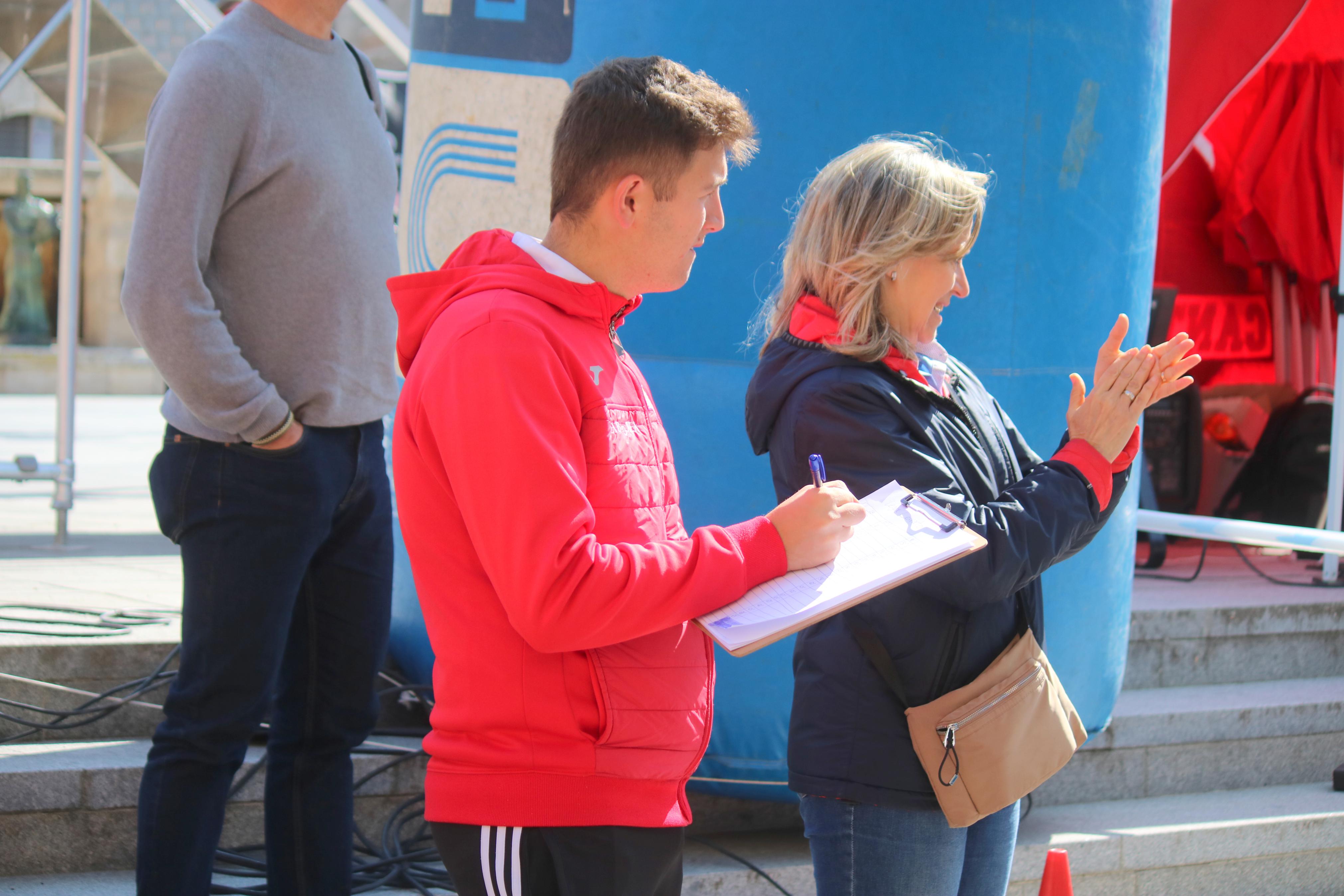 Pablo Marcos y Alicia Diago, vencedores de la IV Legua Castellana del Cerrato