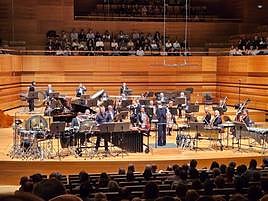 Colin Currie, percusionista, durante su concierto con la OSCyL.