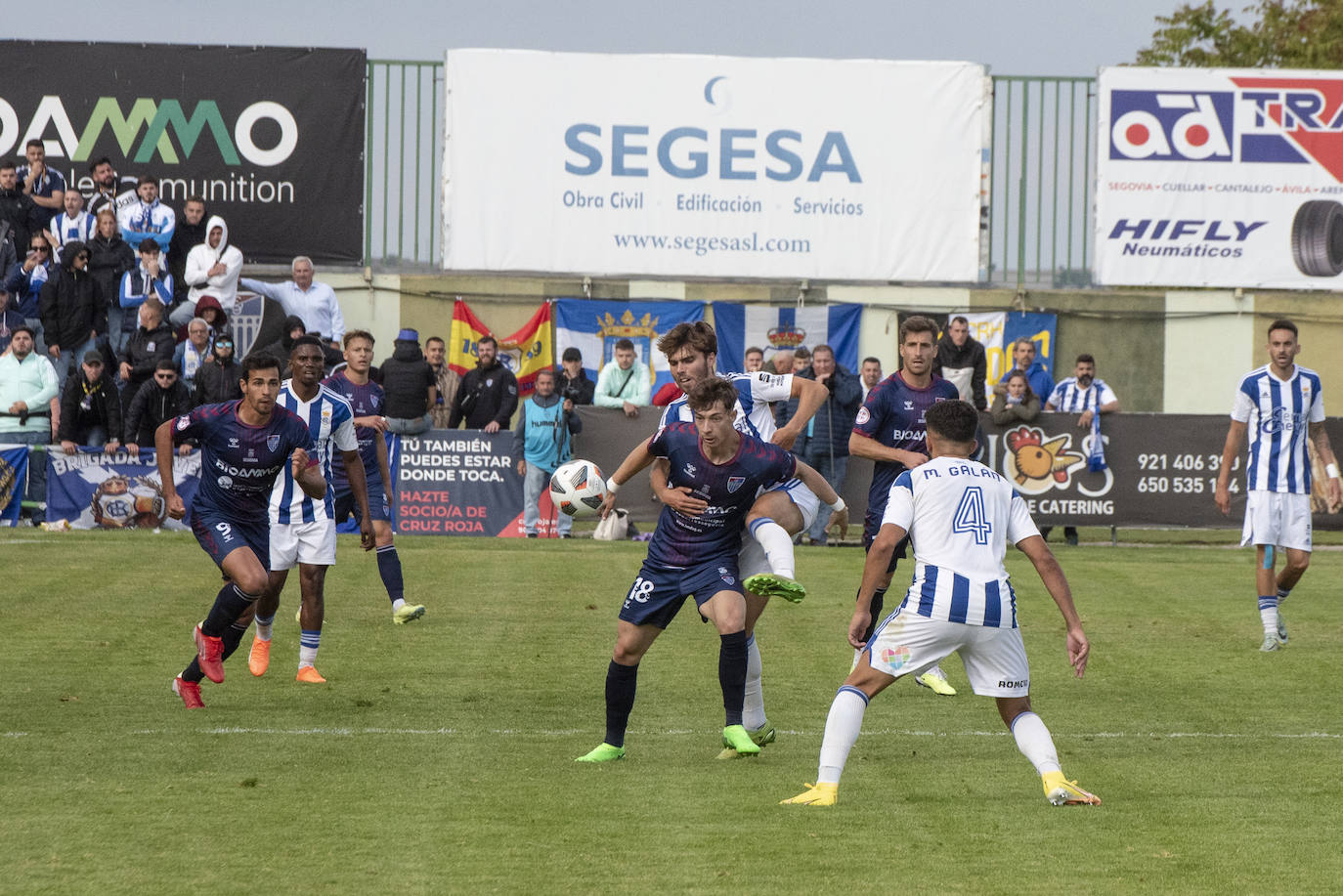 Empate sin goles entre Segoviana y Recreativo