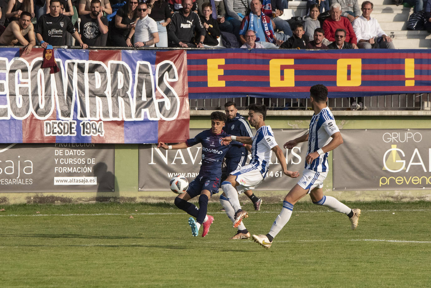 Empate sin goles entre Segoviana y Recreativo