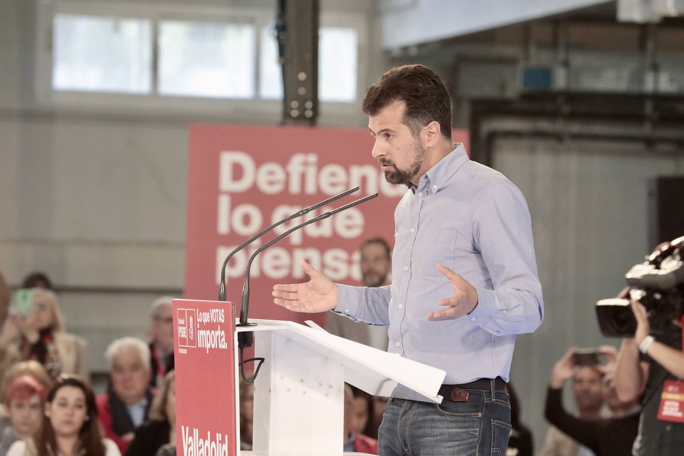 Pedro Sánchez acompaña a Puente en Valladolid (I)