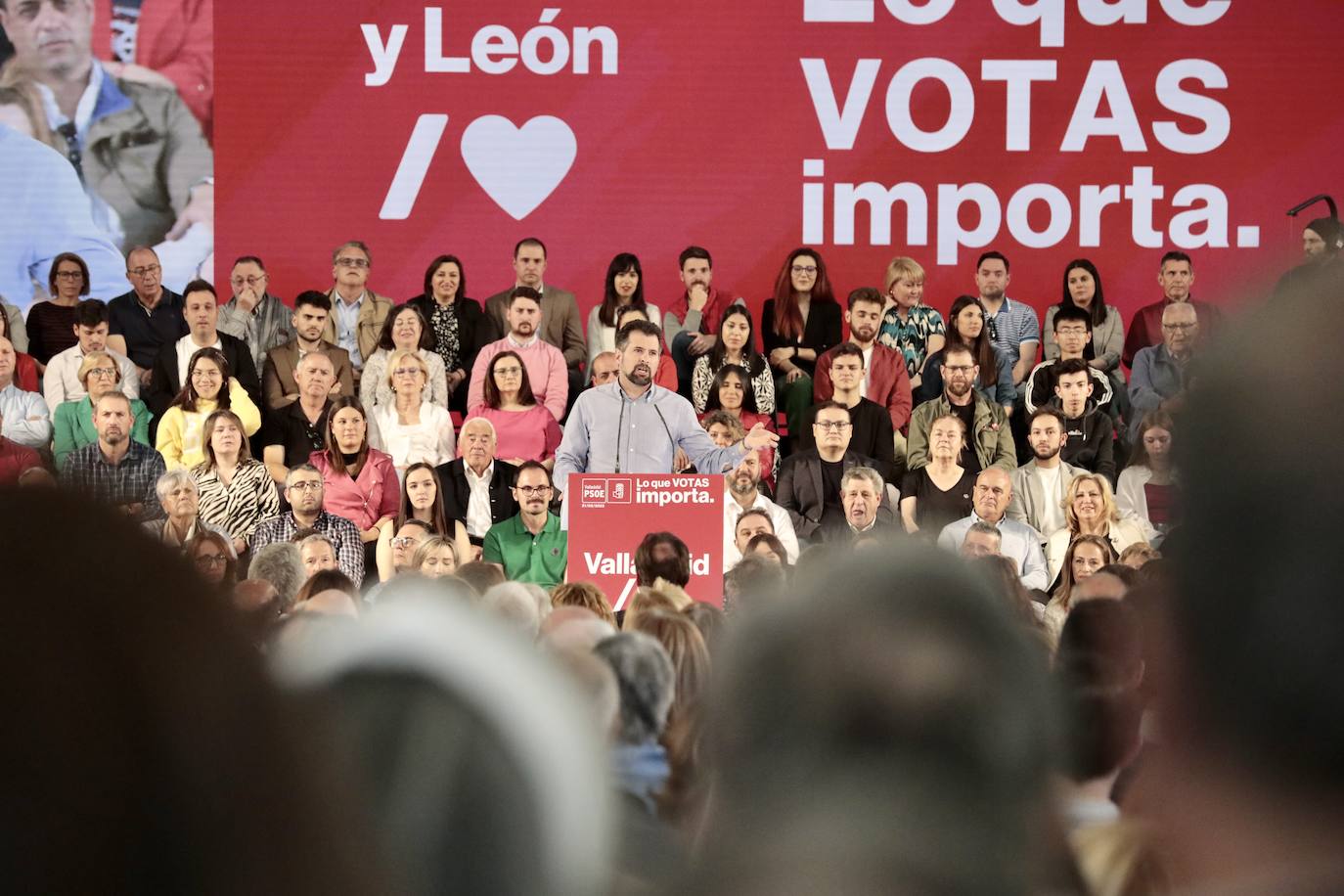 Pedro Sánchez acompaña a Puente en Valladolid (I)