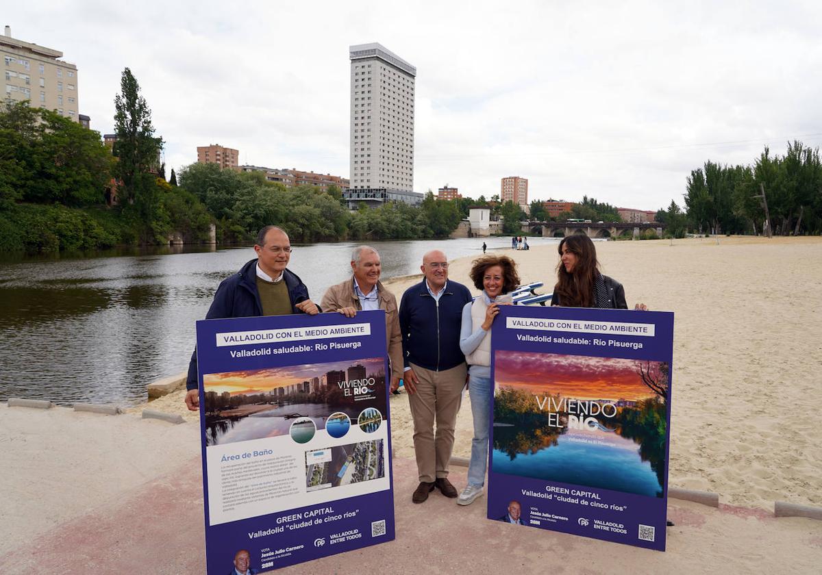 Presentación este martes del PP de las propuestas en torno al río Pisuerga.