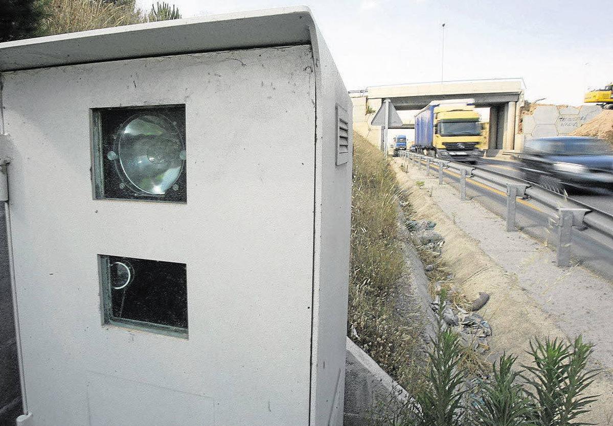 Radar en una carretera