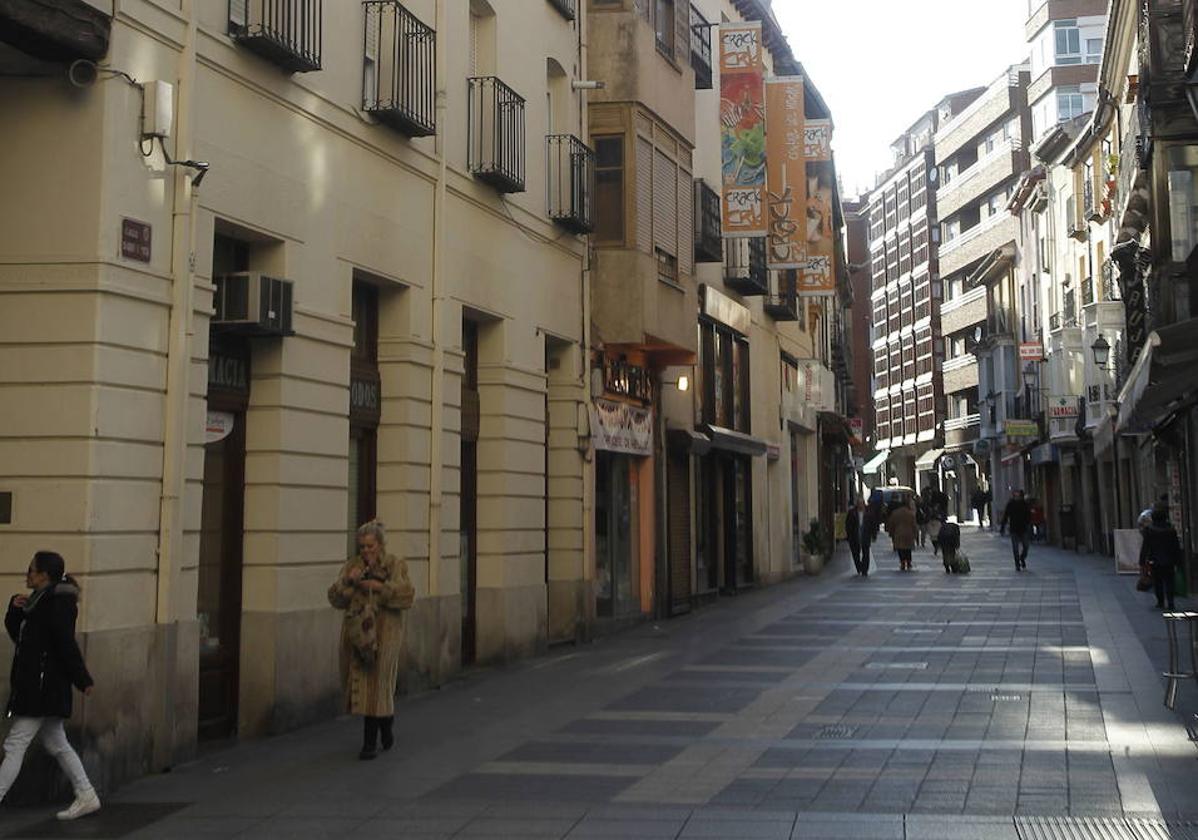 Calle Barrio y Mier, donde ocurrieron los hechos.