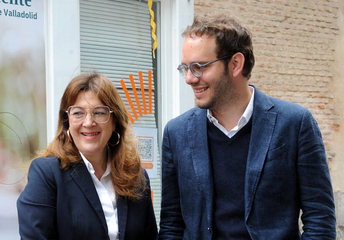 Soraya Rodríguez ha apoyado un día esta campaña al candidato de Ciudadanos en Valladolid.