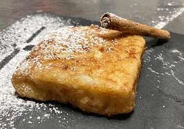 La leche frita, lista para degustar.