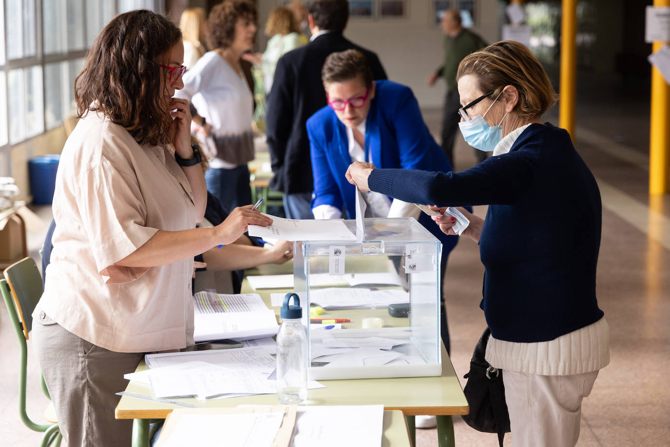 Ambiente de la jornada electoral en Valladolid