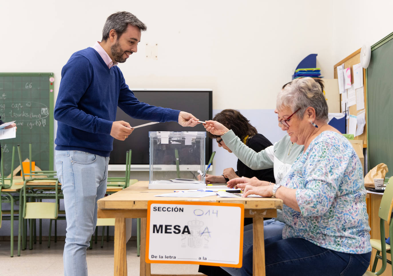 Ambiente de la jornada electoral en Valladolid