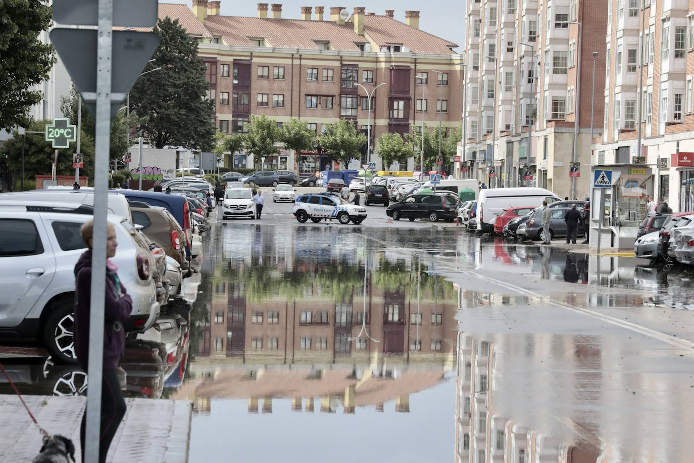 La inundación en Laguna de Duero, en imágenes