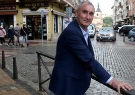 José Mazarías, la tarde después de ganar las elecciones municipales en Segovia.