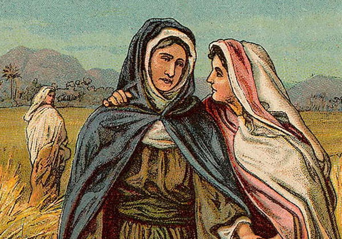 Santa Noemí y Santa Rut.