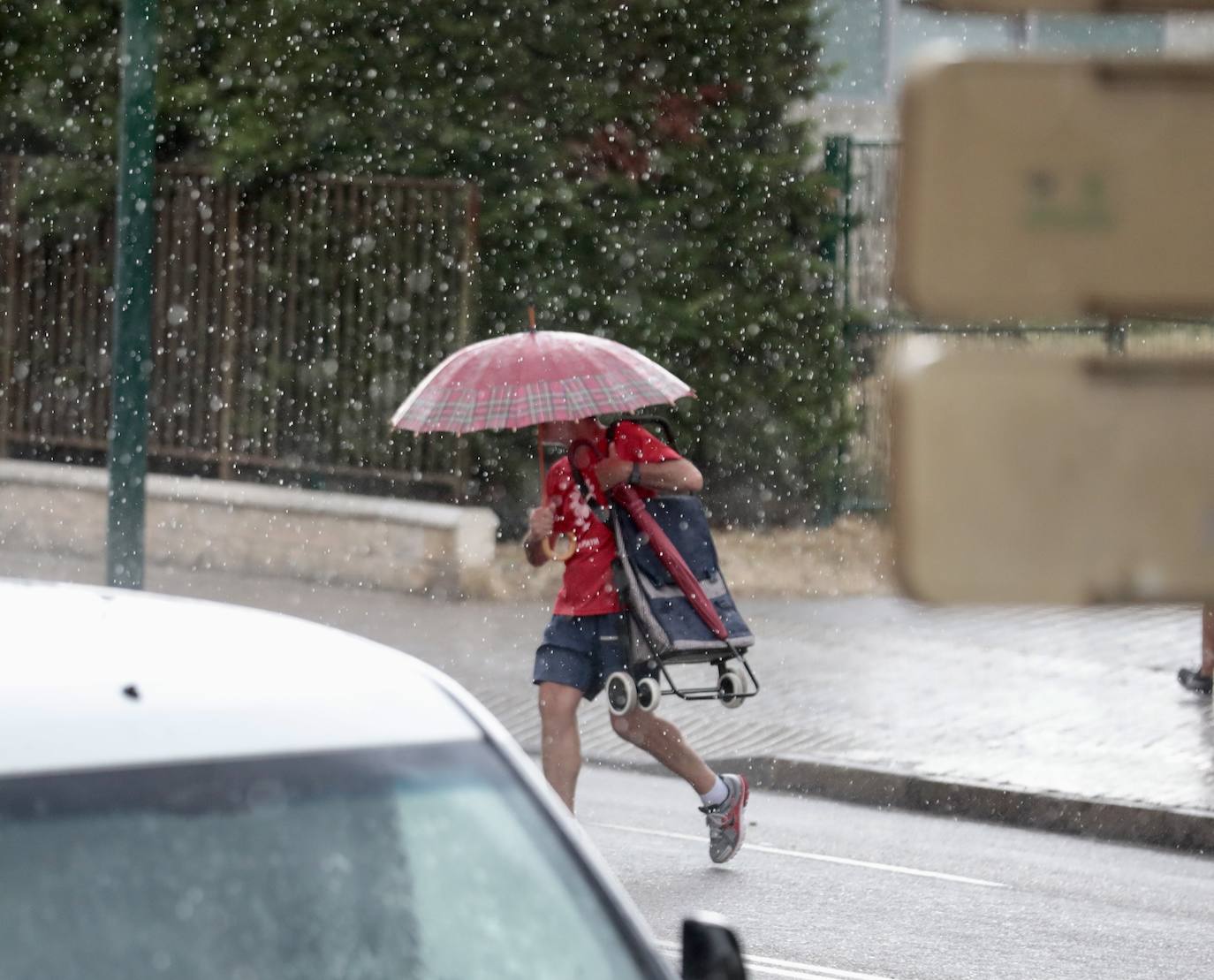 Lluvia en Valladolid