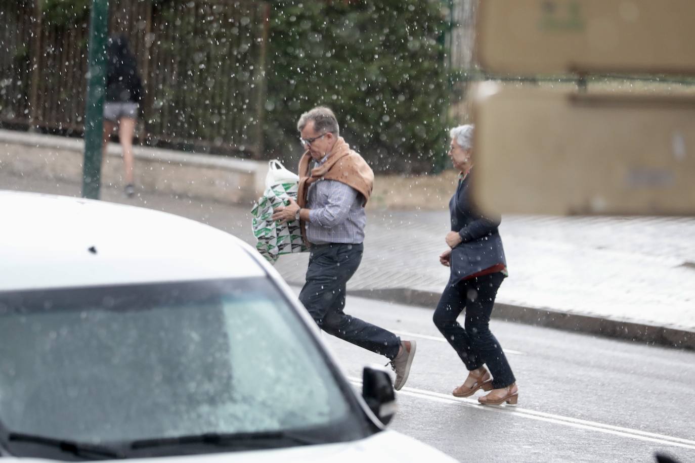 Lluvia en Valladolid