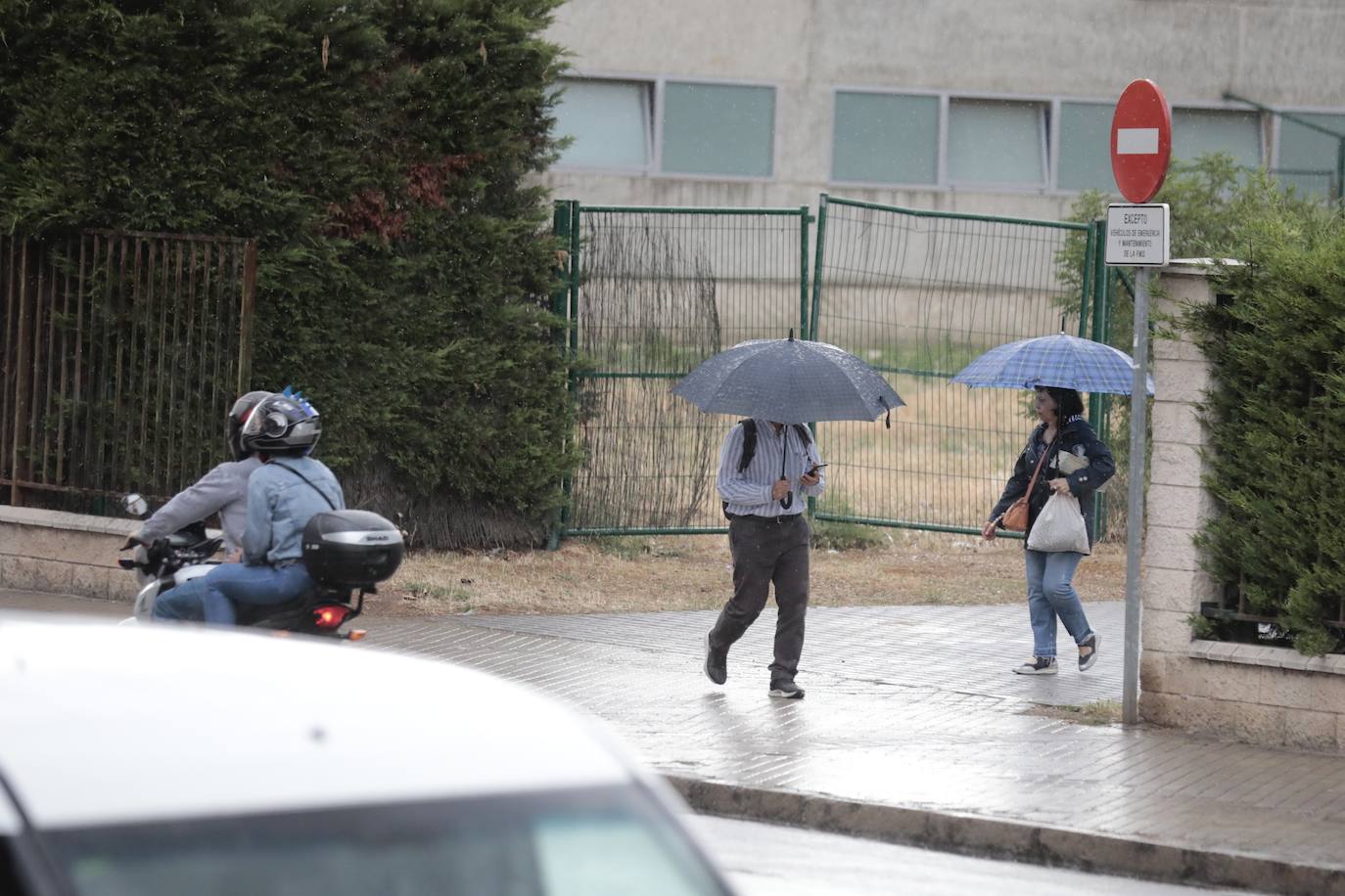 Lluvia en Valladolid