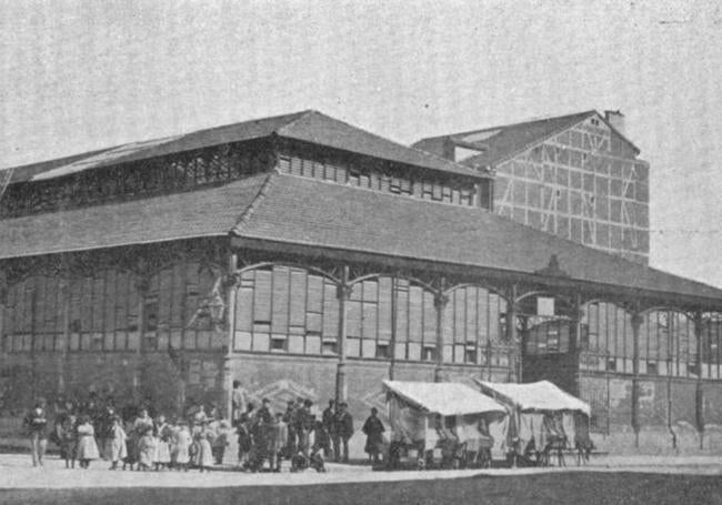 Mercado del Campillo (1880-1957), construido por el maestro cantero Jacinto Peña.