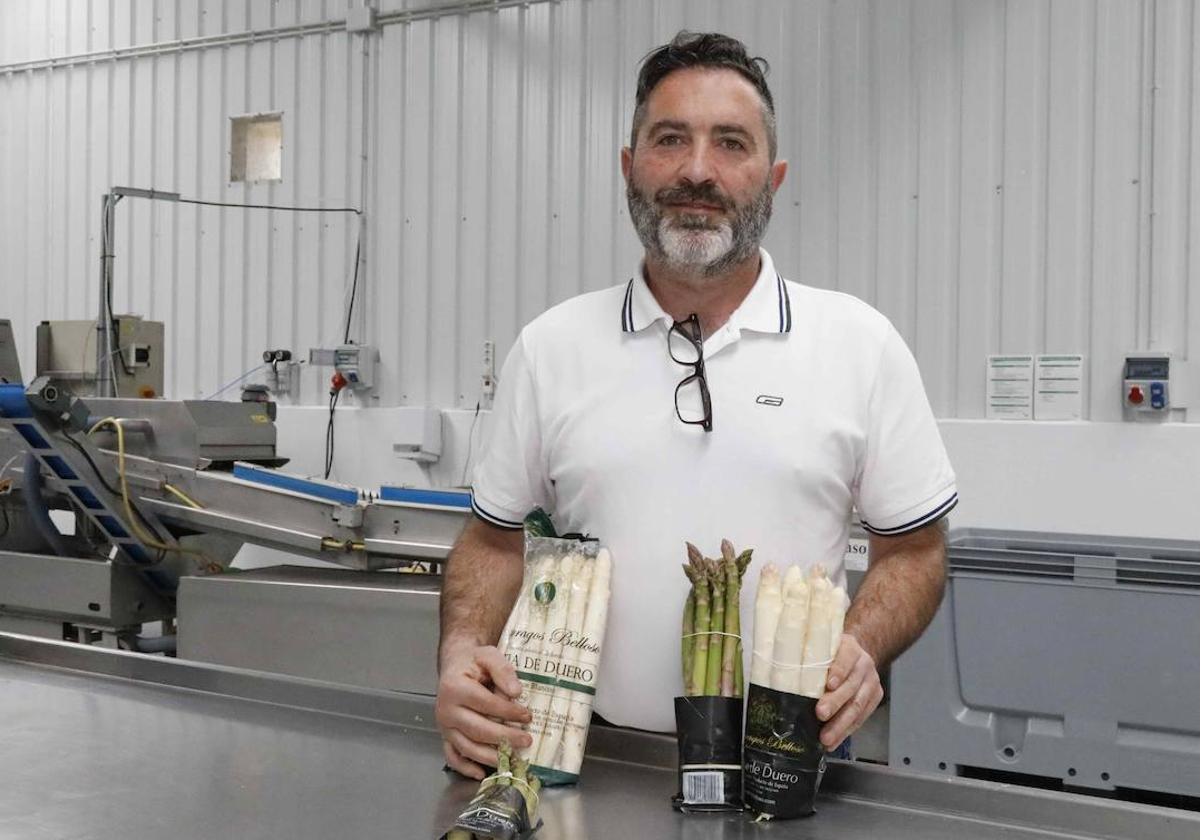 Enrique Belloso, de Espárragos Belloso, incluidos en la marca de calidad.